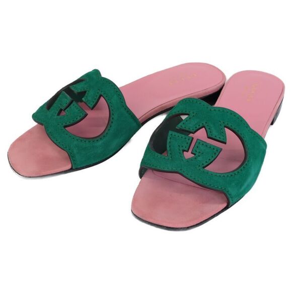 Gucci Handbags - Gucci Interlocking G Cutout Sandals 35